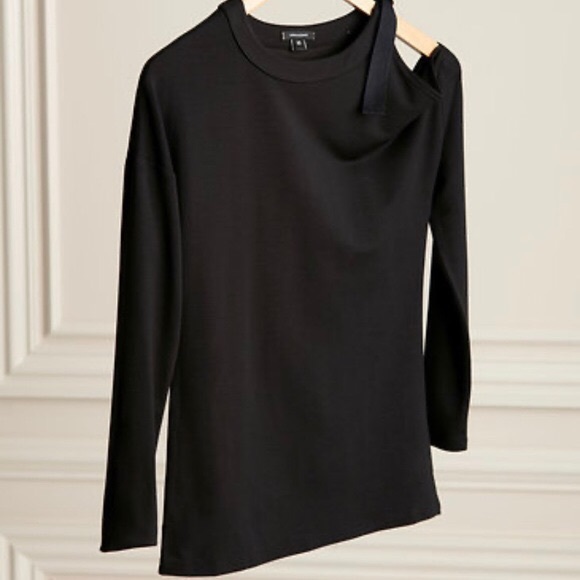 Stella & Dot Buckle Up Cold Shoulder Top Size M - Picture 3 of 7